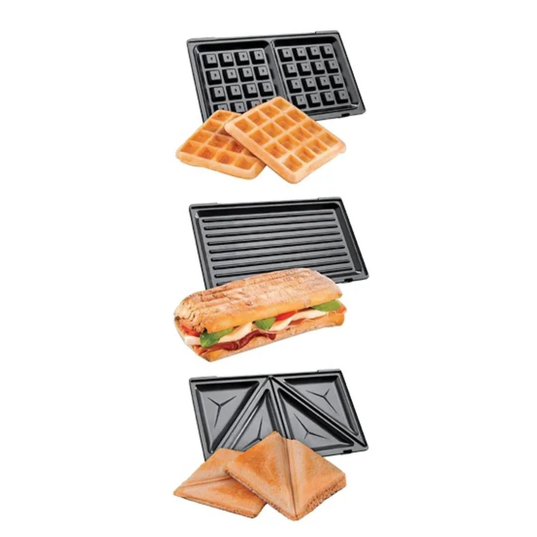 Anex AG-2039C Deluxe 700-800W 3 in 1 Sandwich Maker