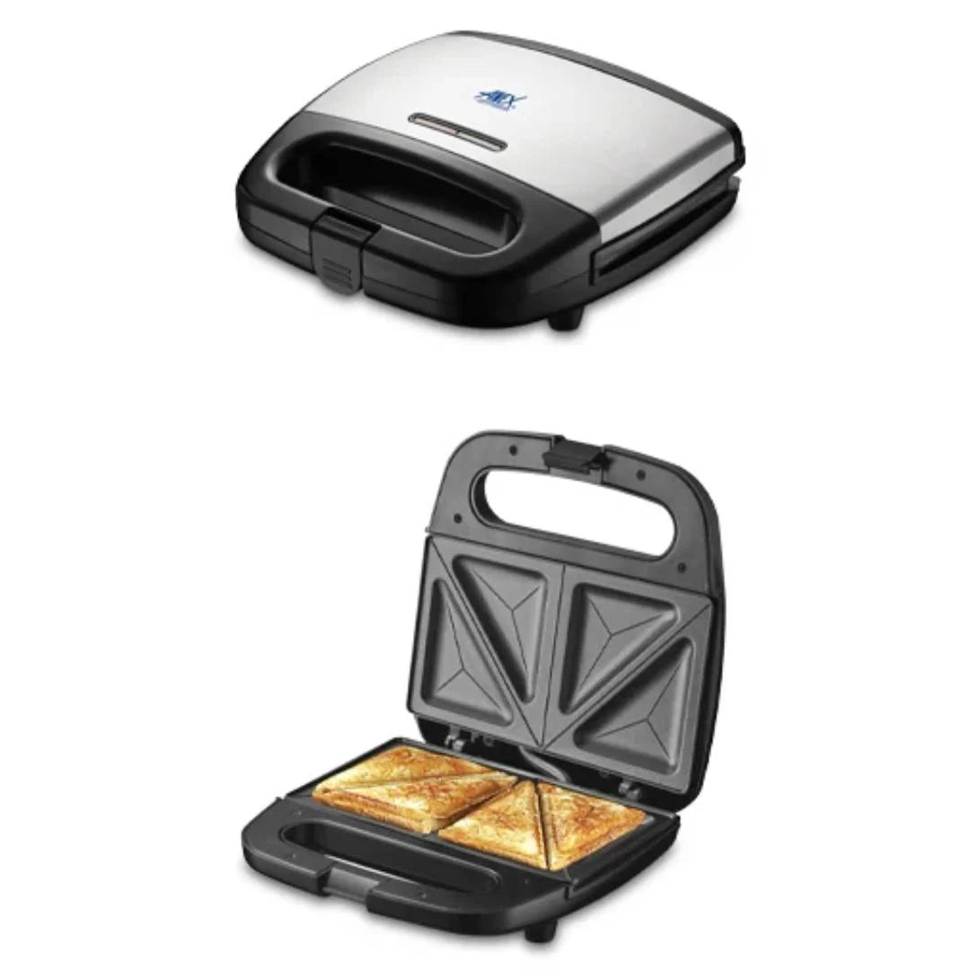 Anex AG-2131 Deluxe 750W 2 Slice Sandwich Maker