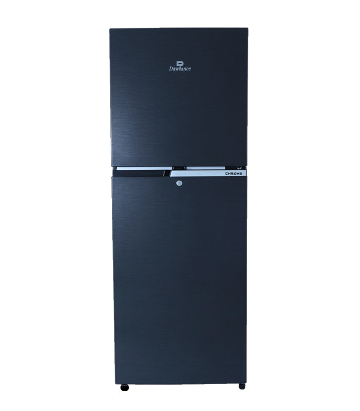 Dawlance 9140WB Chrome Refrigerator Hairline Black