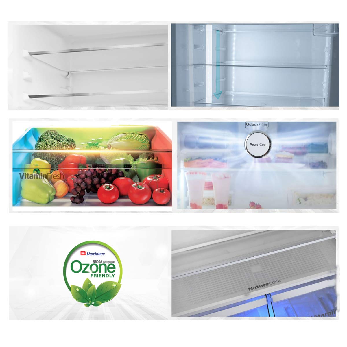 Dawlance 91999 Avante+ Cloud White Top Mount Refrigerator