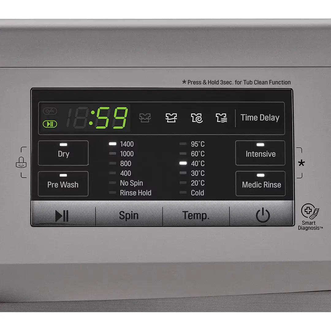 LG Front Load Washer & Dryer FH4G6TDG6 (8/5 Kg)