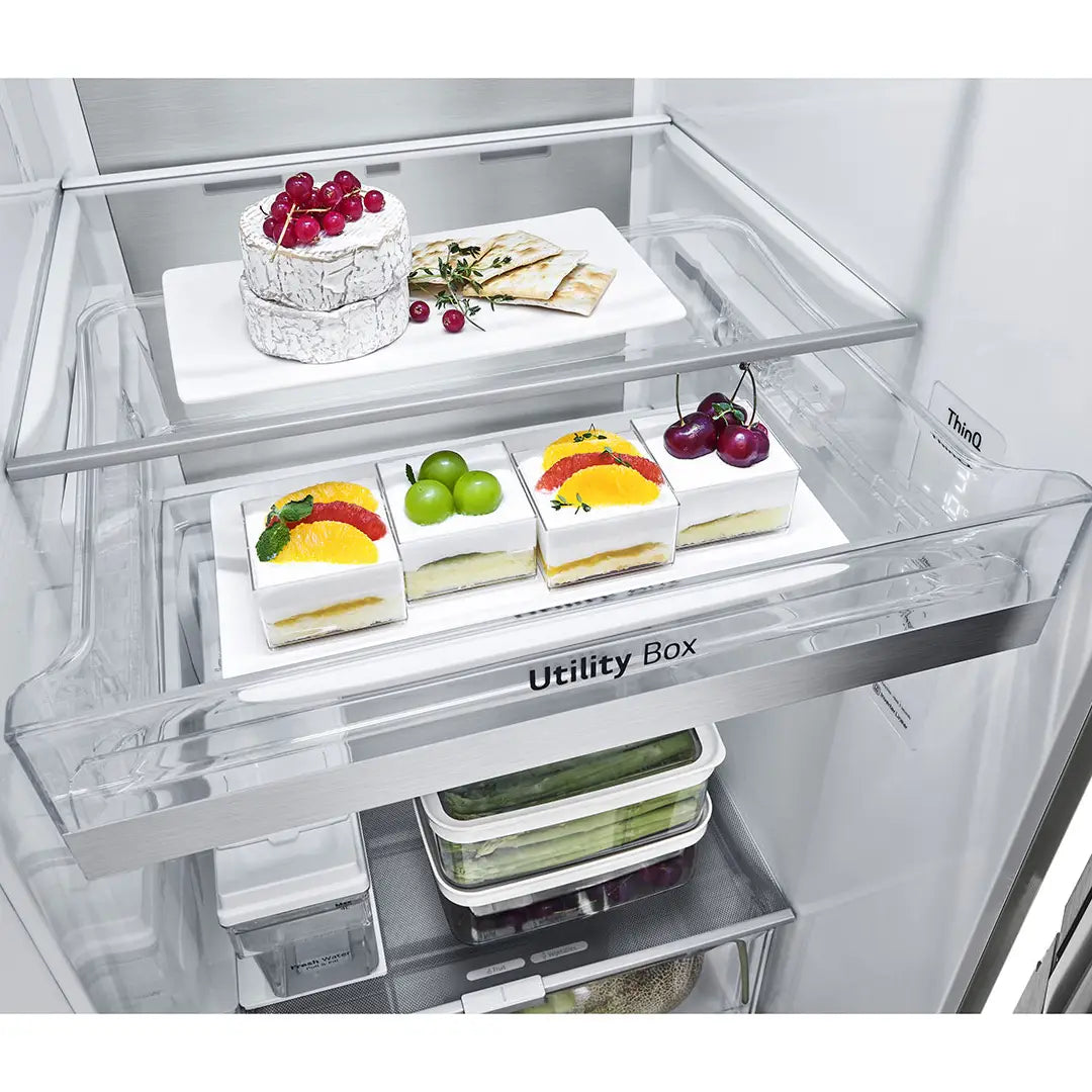 LG GC-X257CSES Side By Side No Frost Inverter Refrigerator