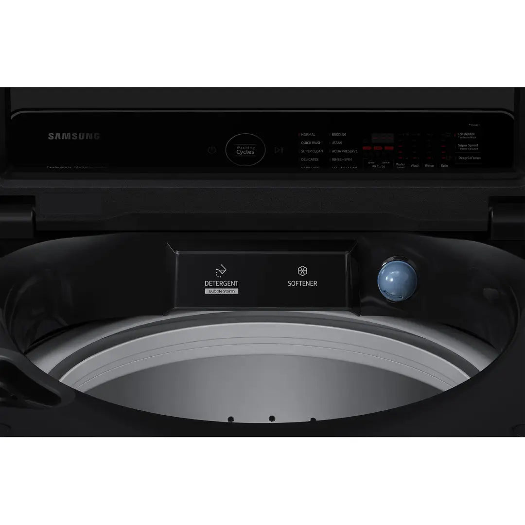 Samsung Top Load Washer WA21CK6745BVRT with Ecobubble™