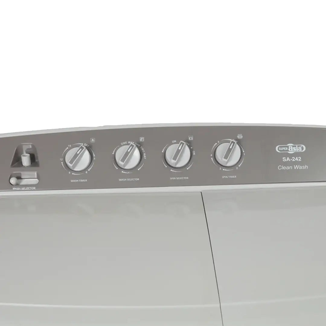 Super Asia SA-242 Twin Tub 8kg Washing Machine