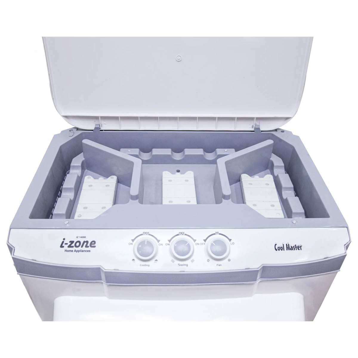 iZone Room Cooler 2″ Pad Copper Icebox GB-14000 Plus White & Grey