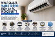 AC Water Leakage: Causes, Fixes & Prevention Guide