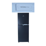 Dawlance 9140WB Chrome Refrigerator Hairline Black