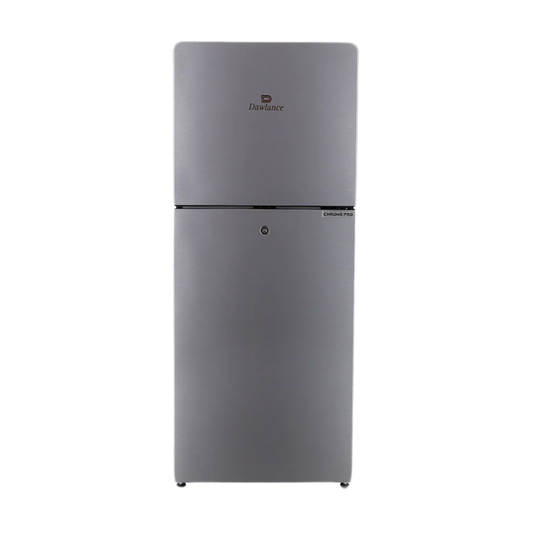 Dawlance 9149WB Chrome Pro Top Mount Refrigerator Hairline Silver