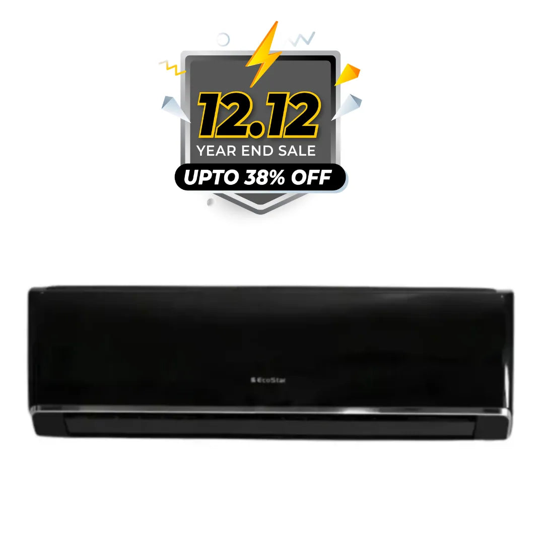 EcoStar 18DU01 Duke Series 1.5 Ton Inverter Split AC Black