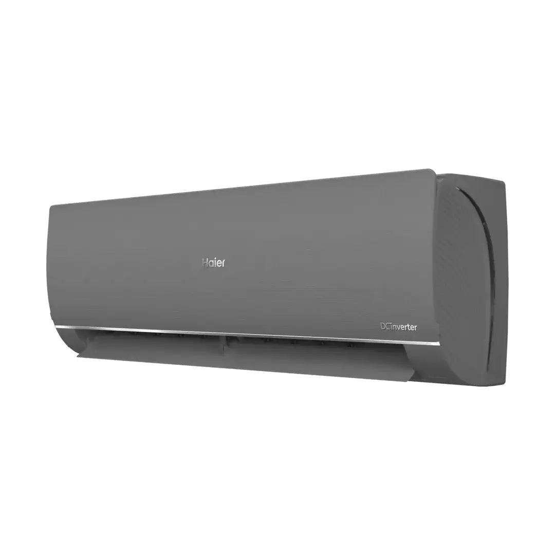 Haier 1.25 Ton dark grey split AC hidden LED display