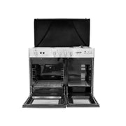 IZone Gas 3 Burner Cooking Range 1300 Deep Fry Metal