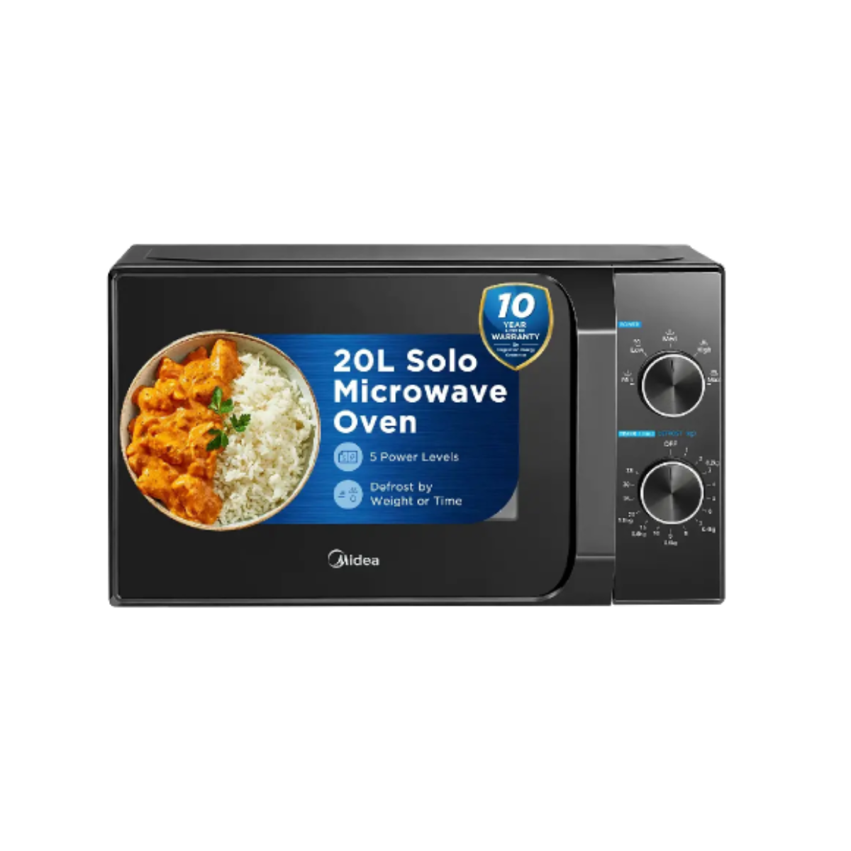 Midea MMO20CXA-ММРЕВК 20L Solo Microwave Oven Manual