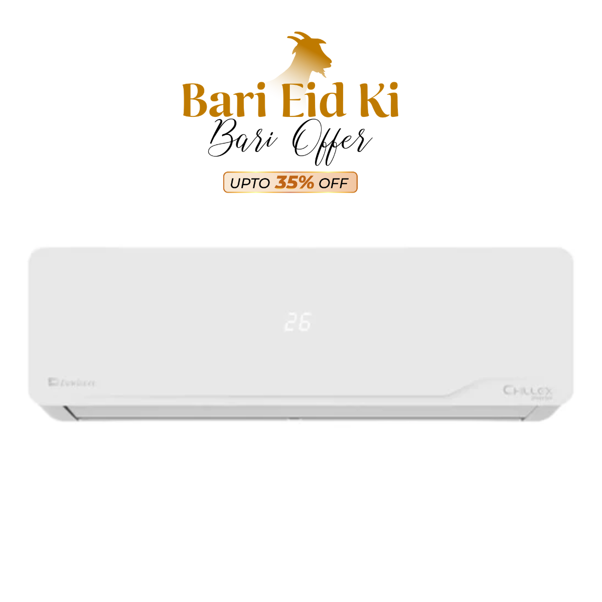 Dawlance Chillex Inverter 15 1.0 Ton Split Air Conditioner