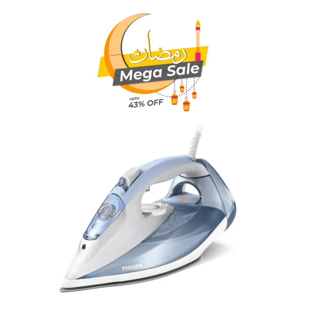 Philips DST7011/26 HV Steam Iron Light Blue/Grey