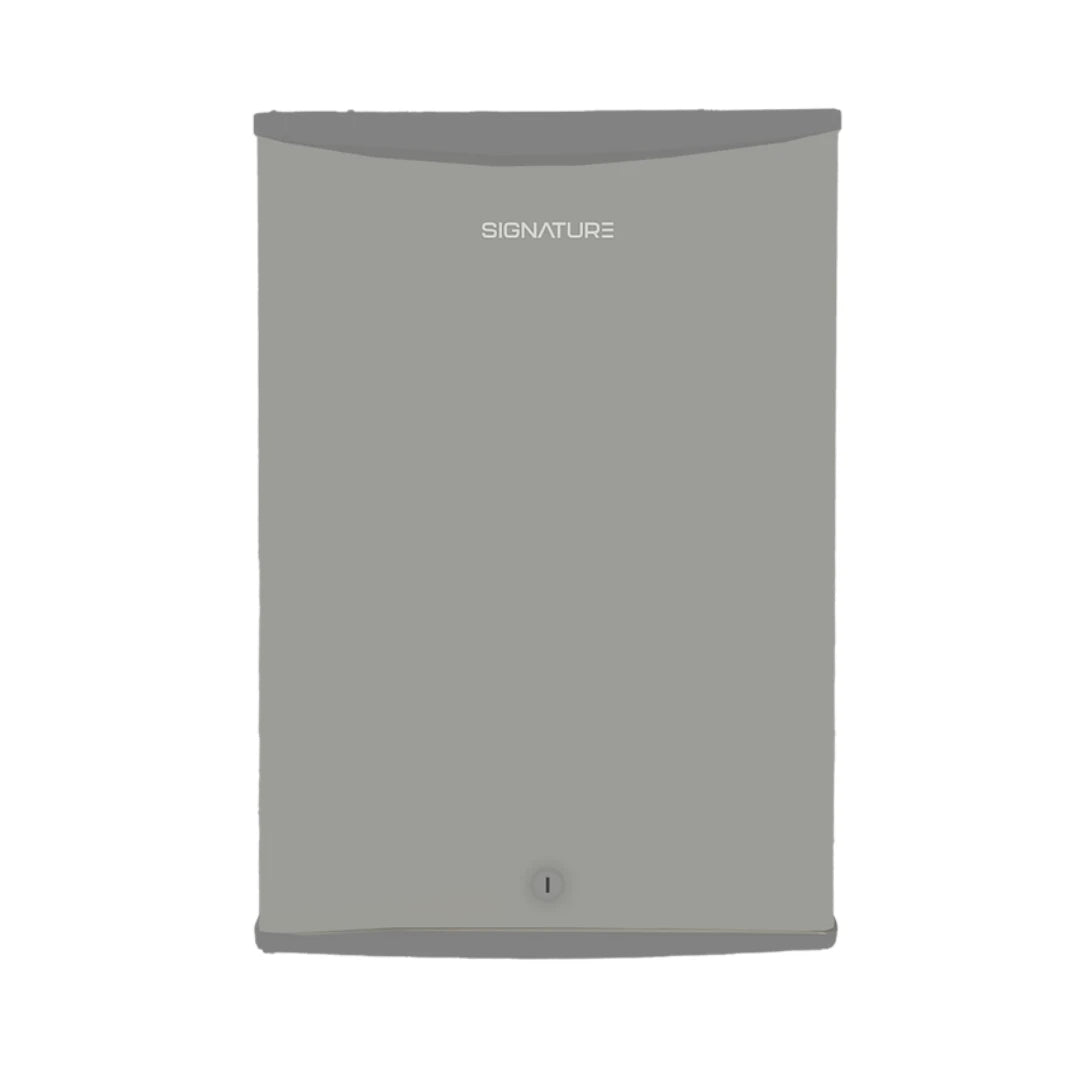 Signature BR50S Single Door Compact Bedroom Refrigerator Silver