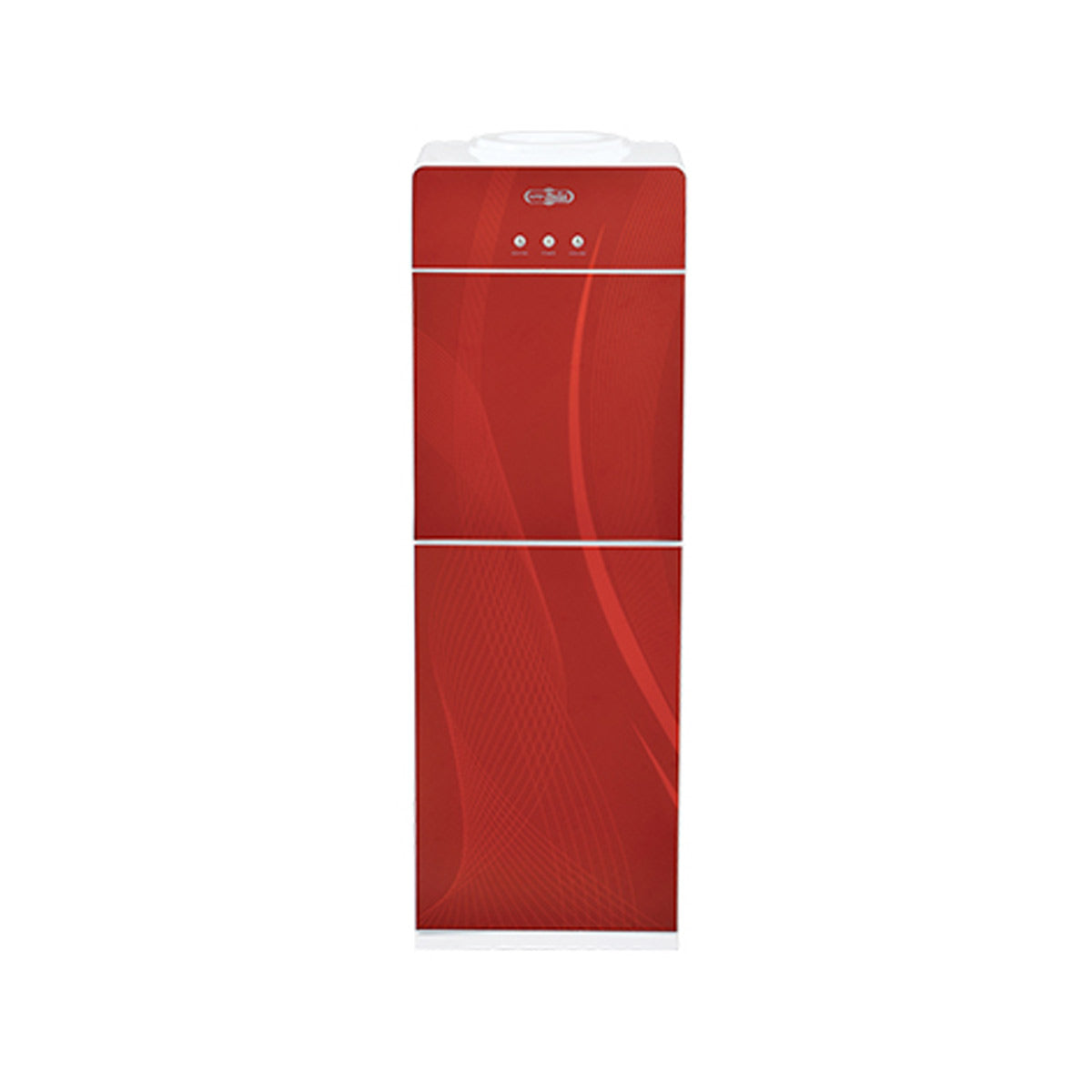 Super Asia Water Dispenser HC-45 Red with Refrigerator