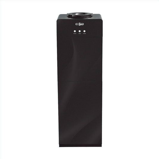 Super Asia Water Dispenser HC-51B with Refrigerator Black