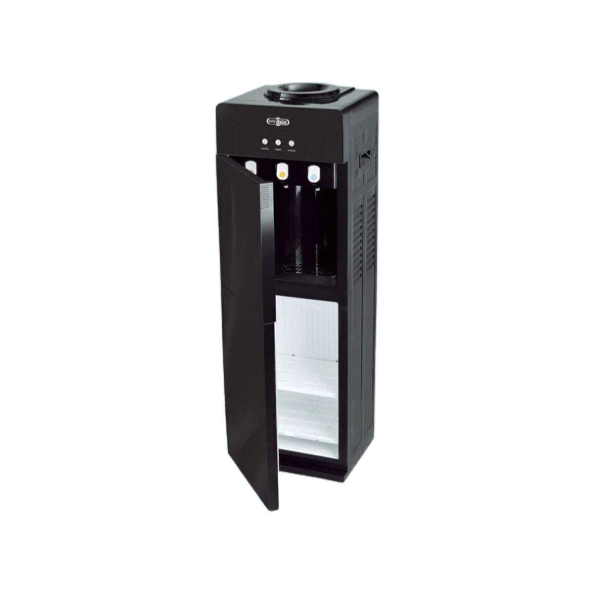 Super Asia Water Dispenser HC-51B with Refrigerator Black