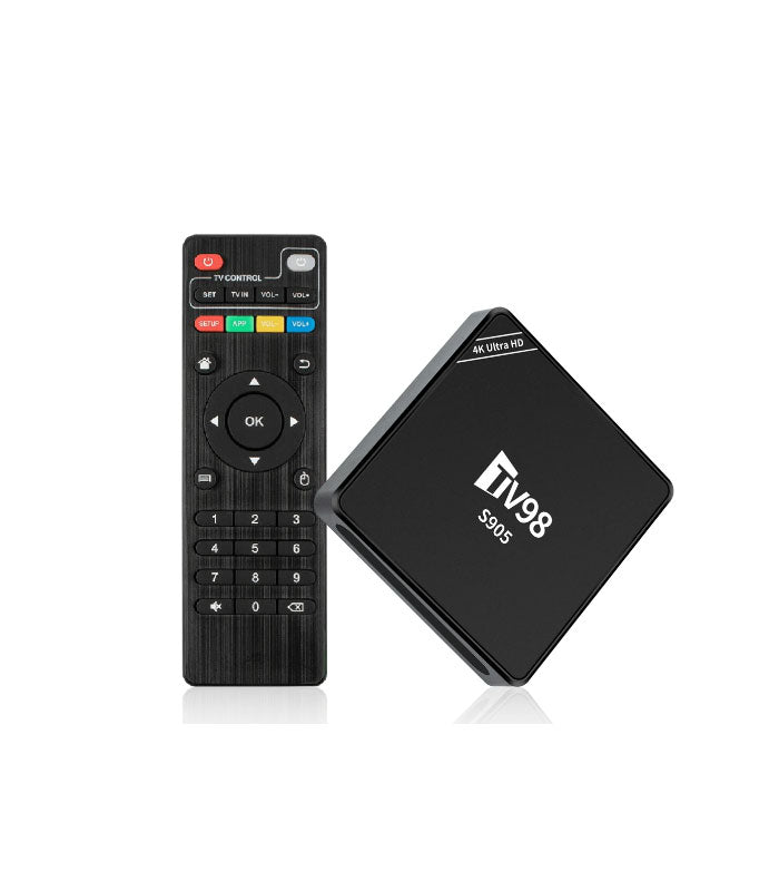 TV98 S905 Android TV Box HDR Set Top OS 4K WiFi