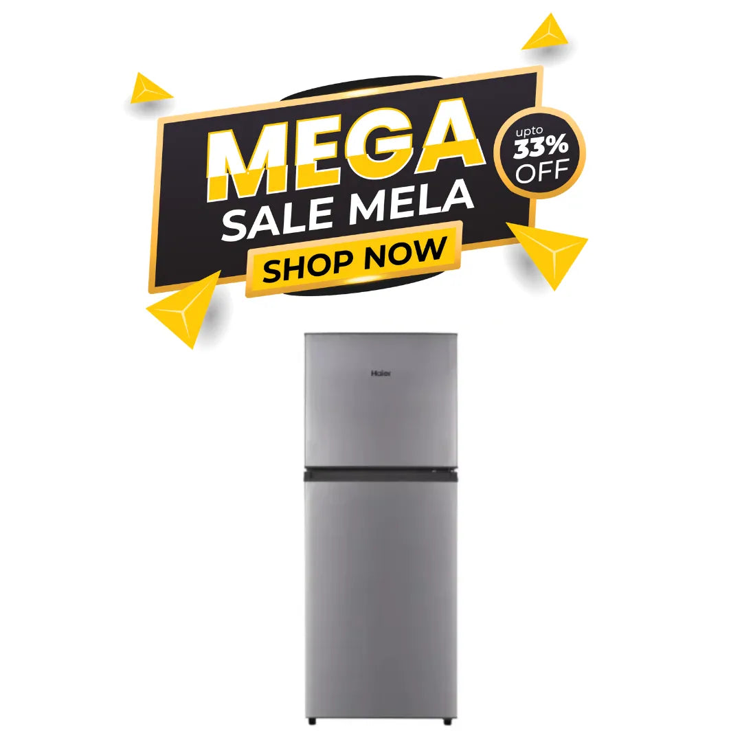 Haier E-Star HRF-186EBS Double Door Refrigerator