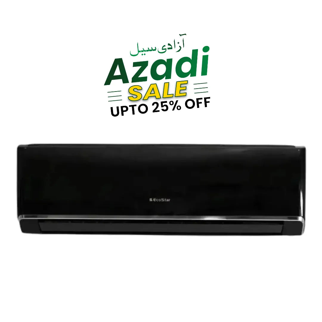 EcoStar 12DU01 Duke Series 1 Ton Inverter Split AC Black