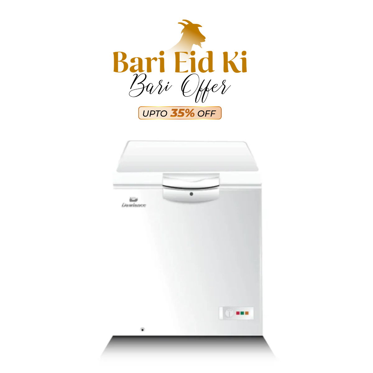Dawlance 200P Single Door Deep Freezer White