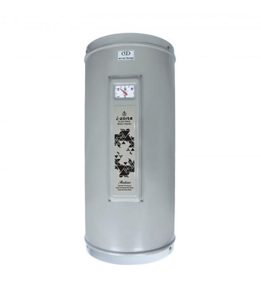 i-Zone 12Gallon Electric Water Heater BEIGE SS Top