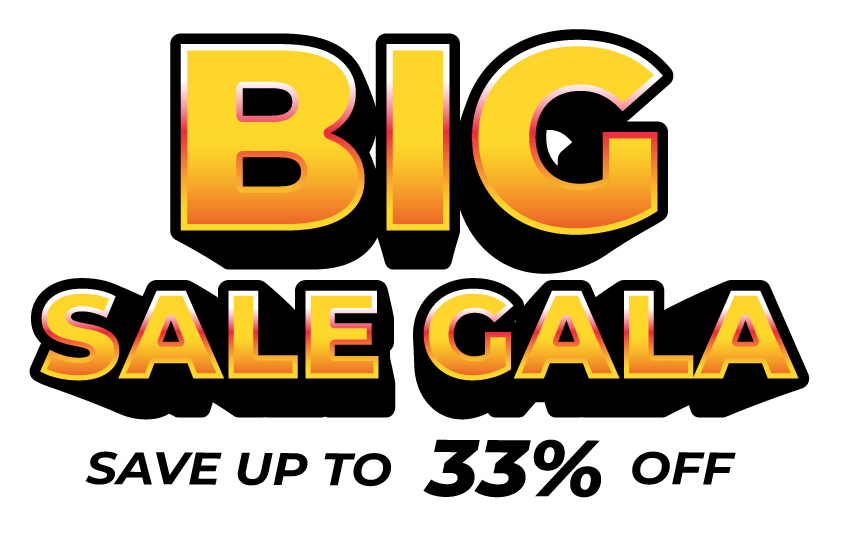 Big Sale Gala - Save up to 33% off